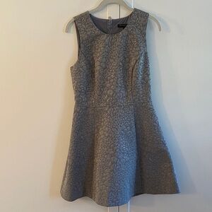 Banana Republic Textured Gray Mini Dress
